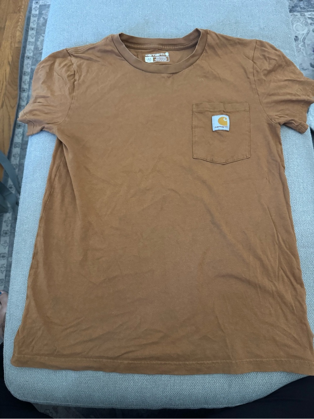 Carhartt boys Short-Sleeve Pocket Tee in Brown